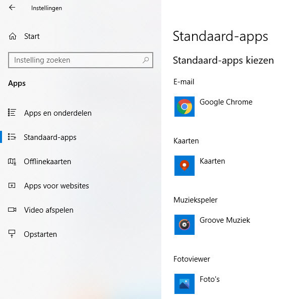 Standaardprogramma’s In Windows 10 - Windows Helpdesk